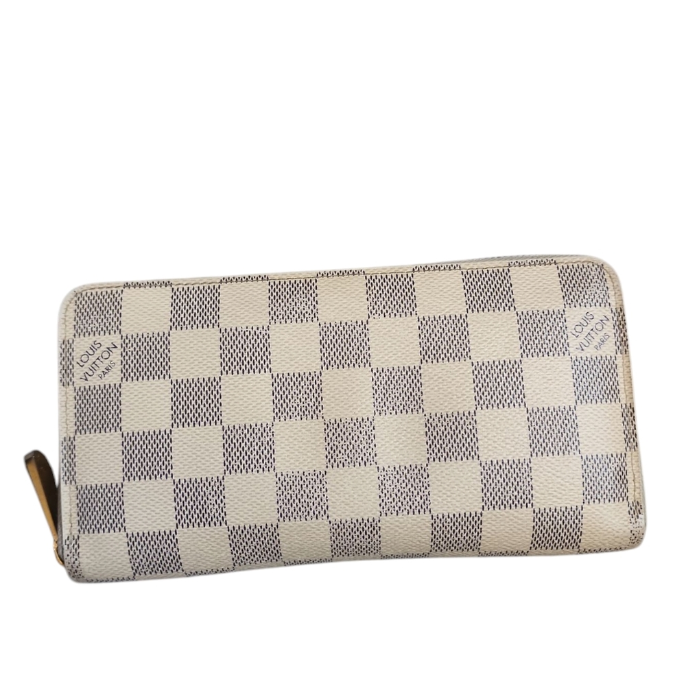Louis Vuitton Zip Checkered Wallet